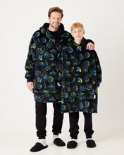 Load image into Gallery viewer, Snuggz Adult Original - Gamer Print Hooded Blanket