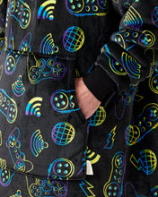 Load image into Gallery viewer, Snuggz Adult Original - Gamer Print Hooded Blanket