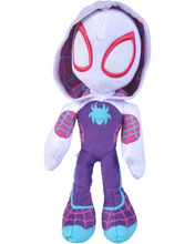 Load image into Gallery viewer, Ghost Spider Action Glow-in the dark Marvel Official Snuggz Licenced Plush Toy - Medium size