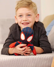 Load image into Gallery viewer, Miles Morales Action Glow-in the dark Marvel Official Snuggz Licenced Plush Toy - Medium size