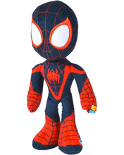 Load image into Gallery viewer, Miles Morales Action Glow-in the dark Marvel Official Snuggz Licenced Plush Toy - Medium size