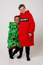 Load image into Gallery viewer, Snuggz Original Kids Minecraft Reversible Hooded Blanket
