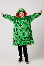 Load image into Gallery viewer, Snuggz Original Kids Minecraft Reversible Hooded Blanket