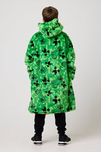 Load image into Gallery viewer, Snuggz Original Kids Minecraft Reversible Hooded Blanket