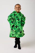 Load image into Gallery viewer, Snuggz Original Kids Minecraft Reversible Hooded Blanket