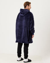 Load image into Gallery viewer, Snuggz Adult Original - Navy Hooded Blanket