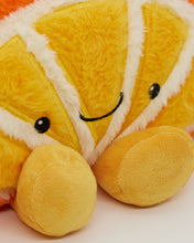 Load image into Gallery viewer, Snuggz Orange Weighted Plush Toy