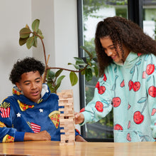 Load image into Gallery viewer, Snuggz Kids Lite - Cherry Print Hooded Blanket