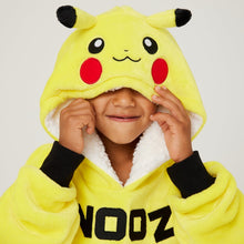 Load image into Gallery viewer, Snuggz Kids Lite Pokemon Pikachu Hooded Blanket