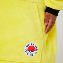 Load image into Gallery viewer, Snuggz Kids Lite Pokemon Pikachu Hooded Blanket