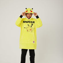 Load image into Gallery viewer, Snuggz Kids Lite Pokemon Pikachu Hooded Blanket