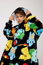Load image into Gallery viewer, Snuggz Original Pokemon Kids Hooded Blanket