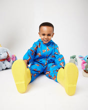 Load image into Gallery viewer, Snuggz Kids Hooded Water Repellent Tiger Puddlesuit