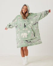 Load image into Gallery viewer, Snuggz Kids Original Safari Animal Hooded Blanket