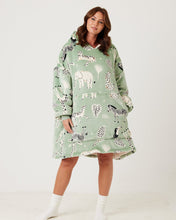 Load image into Gallery viewer, Snuggz Kids Original Safari Animal Hooded Blanket