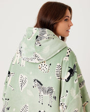Load image into Gallery viewer, Snuggz Kids Original Safari Animal Hooded Blanket