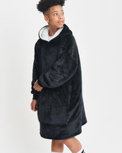 Load image into Gallery viewer, Snuggz Kids Original - Black Hooded Blanket