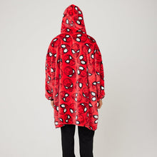 Load image into Gallery viewer, Snuggz Lite Adult Spiderman Hooded Blanket