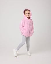 Load image into Gallery viewer, Snuggz Girls Pink Borg Zip-Through Jacket