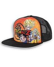 Load image into Gallery viewer, Dragon Ball Z Goku Snuggz Kids Trucker Cap