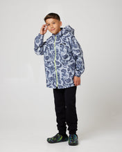 Load image into Gallery viewer, Snuggz Kids Grey Neon Windrunner Jacket