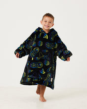 Load image into Gallery viewer, Snuggz Kids Original - Gamer Print Hooded Blanket