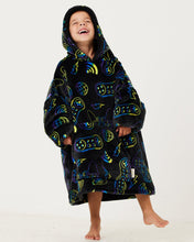 Load image into Gallery viewer, Snuggz Kids Original - Gamer Print Hooded Blanket