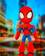 Load image into Gallery viewer, Spider-Man Action Glow-in the dark Marvel Official Snuggz Licenced Plush Toy - Medium size
