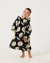 Load image into Gallery viewer, Snuggz Lite Kids Mandalorian Star Wars Hooded Blanket