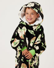 Load image into Gallery viewer, Snuggz Lite Kids Mandalorian Star Wars Hooded Blanket