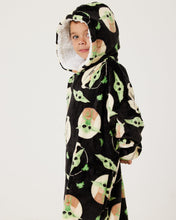 Load image into Gallery viewer, Snuggz Lite Kids Mandalorian Star Wars Hooded Blanket