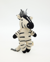 Load image into Gallery viewer, Snuggz Knitted Safari Zebra Soft Toy - Small
