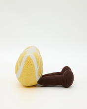 Load image into Gallery viewer, Snuggz Knitted Lemon Sitting Toy - Medium
