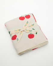 Load image into Gallery viewer, Snuggz Cotton Knitted Cherry Baby Blanket, 80 x 100 cm
