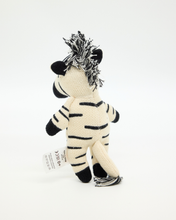 Load image into Gallery viewer, Snuggz Knitted Safari Zebra Soft Toy - Small
