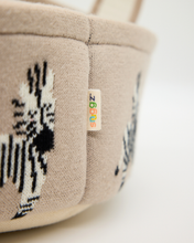 Load image into Gallery viewer, Snuggz Knitted Zebra Storage Basket - Small
