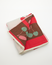 Load image into Gallery viewer, Snuggz Cotton Knitted Cherry Baby Blanket, 80 x 100 cm
