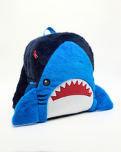 Load image into Gallery viewer, Snuggz Kids Plush 3D Shark Backpack

