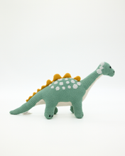 Load image into Gallery viewer, Snuggz Knitted Brontosaurus Dino Soft Toy - Medium
