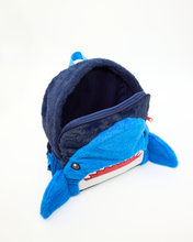 Load image into Gallery viewer, Snuggz Kids Plush 3D Shark Backpack
