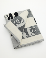Load image into Gallery viewer, Snuggz Cotton Knitted Panda Baby Blanket, 80 x 100 cm
