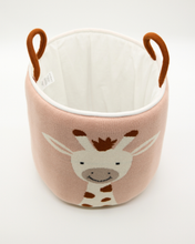 Load image into Gallery viewer, Snuggz Knitted Giraffe Storage Basket - Large
