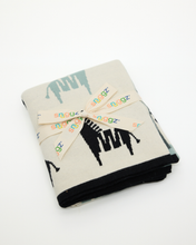 Load image into Gallery viewer, Snuggz Cotton Knitted Zebra Baby Blanket, 80 x 100 cm
