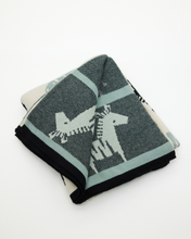 Load image into Gallery viewer, Snuggz Cotton Knitted Zebra Baby Blanket, 80 x 100 cm
