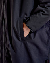 Load image into Gallery viewer, Snuggz Men Lite Black Changing Robe with Blue Borg
