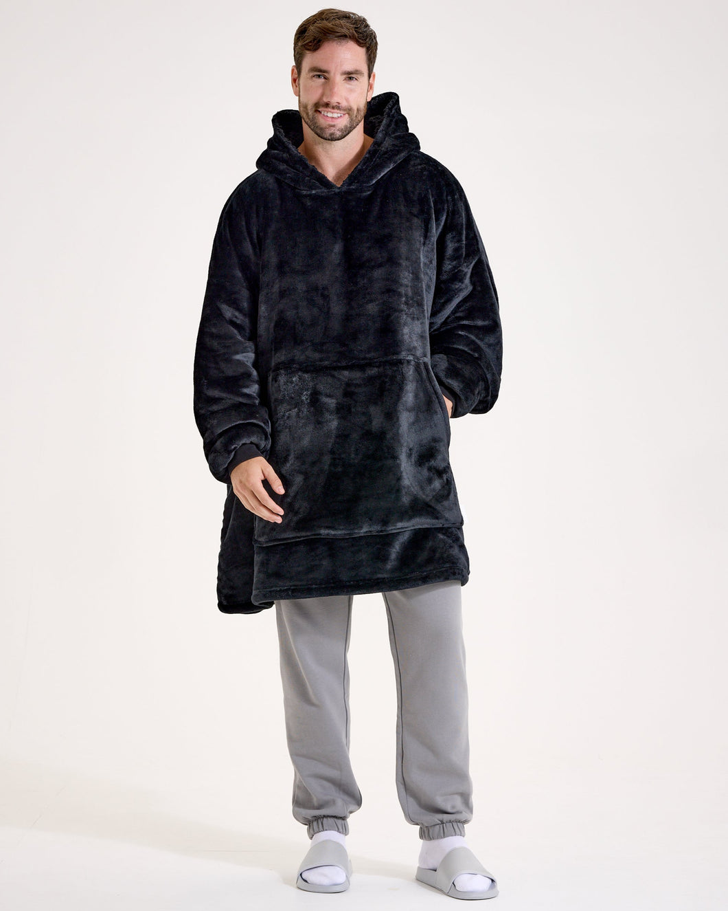 Snuggz Adults Original - Black Hooded Blanket