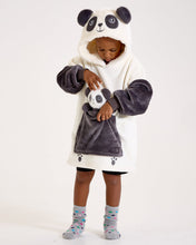 Load image into Gallery viewer, Snuggz Kids 2 in 1 Panda Pocket Pal Hooded Blanket
