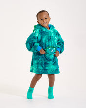 Load image into Gallery viewer, Snuggz Kids 2 in 1 Dinosaur Pocket Pal Hooded Blanket
