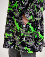 Load image into Gallery viewer, Snuggz Men Original Football Graffiti Hooded Blanket
