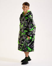 Load image into Gallery viewer, Snuggz Kids Original Football Graffiti Hooded Blanket
